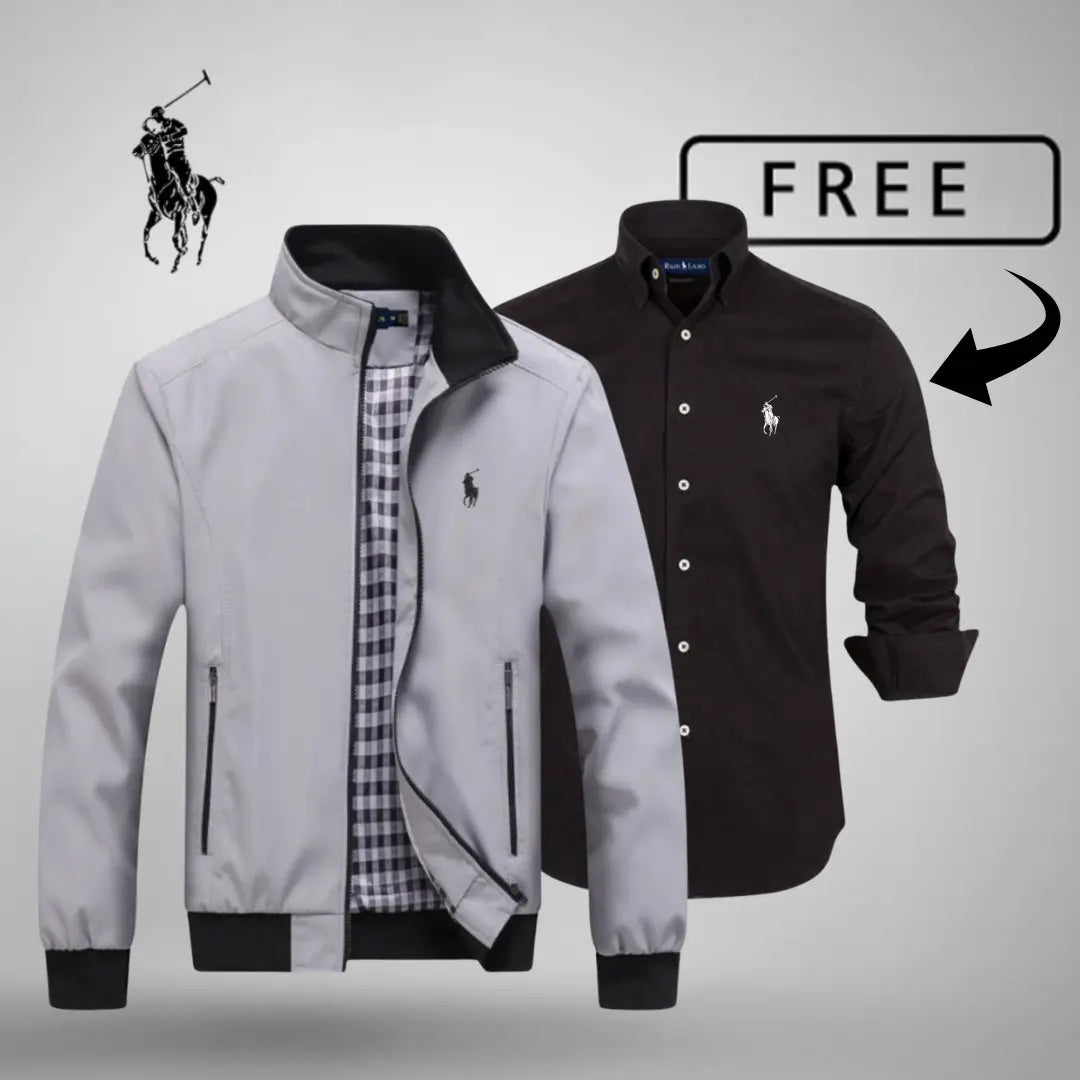 Casual Zip-Up Bomber™ Premium + FREE Jumper or Shirt (Your Choice)
