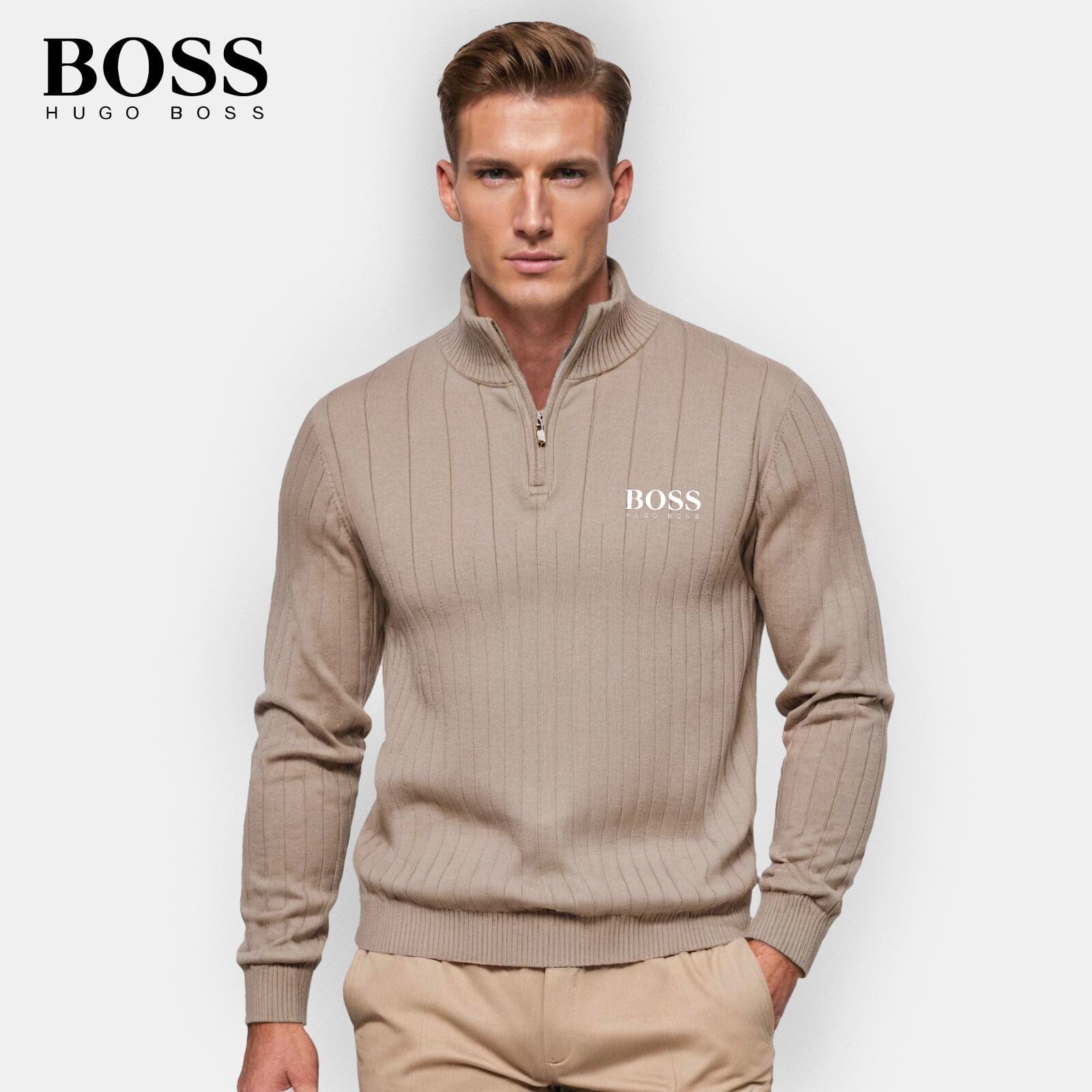 Men's Zip-Up Sweater (Clearance)
